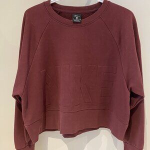 Nike Dri-Fit Semi-Cropped Crew Neck Sweater
